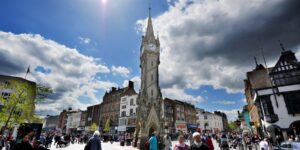 view of leicester clock tower